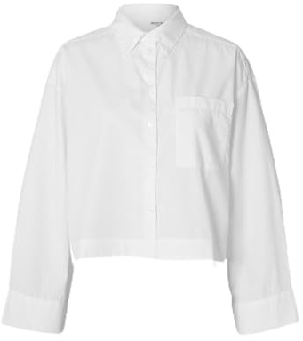 SELECTED FEMME Female Crop-Bluse Boxy Fit | Cropped shirt