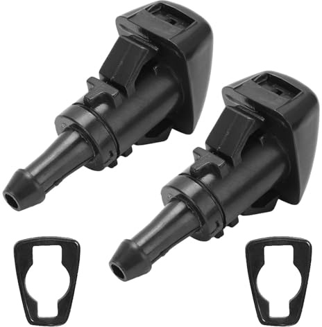 2 Pack Windscreen Washer Jets for Hyundai Accessories Front Windshield Spray Nozzles Wiper Spray Washer Jet for Kia Sportage I30 I20 Tucson Venga Soul