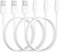 Cable iPhone 1M 3Pack [MFi Certificado], Cable Lightning USB Cable Cargador iPhone Cable iPhone Carga Rápida iPhone Charger Cable para iPhone 14 13 12 11 Pro Max XS XR X 8 7 6 5 SE, iPad, iPod, AirPod