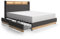 VitaliSpa Polsterbett Nura, Funktionsbett, Anthrazit, 160x200 cm mit 4 Schubladen