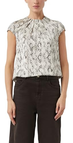 Comma Feine Longbluse mit Animalprint