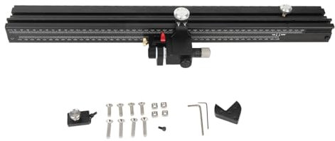 Aluminum Alloy Miter Fence Extension for Table Saw, Woodworking Miter Gauge, Universal Saw Accessory for Precise CUTS