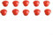 Honseadek Set Of 10 Hot Cold Water Indicator Faucet Handle Signs Red Blue Plastic Label Cover, Bathroom Kitchen Sink Tap Accessory