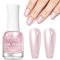 MIZHSE Rosa Nail Polish mit Perlmuttglanz, Glitter Nagelack, Perlmutt-Rosa Shimmer Nagellack Schnelltrocknend Oil Based, Ohne UV Lampe Nail Polish Nageldesign DIY zu Hause Salon 15ML 1PC