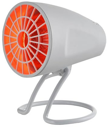AngLink Infrarotlampe 150W mit Timer (10–90 Min) & 90° verstellbarem Winkel, Rotlichtlampe zur Schmerzlinderung & Entspannung, Wärmelampe für Zuhause