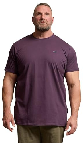 BadRhino Big & Tall Plum Extra Long Core T-Shirt - Men's - Plus Size Curve