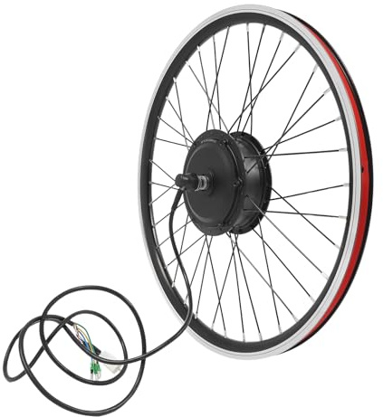 FortyFor 24 Ebike Umbausatz Kit, 36V 500W E-Bike Elektrofahrrad Umbausatz Ebike Motor Conversion Kit für Vorderrad