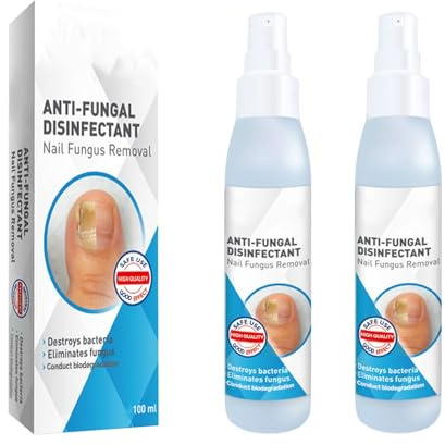 Fußpflege Spray, 2025 Neu Mehrzweck Nagelpilz Spray, Anti fuß- & Nagelpilz spray, Fußpilz Sprays für Beschädigte Nägel und Fußpflege, Nagel Reparatur, Fuß Nagelpflegeprodukte (2 Stück)