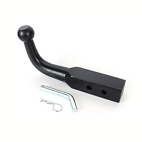 LOKLNEYK Gancio di Traino, Gancio di Traino Integrato con Sfera, Gancio, Accessori for rimorchi, Fuoristrada, Porta Quadrata Americana, Braccio Universale(4 inch)