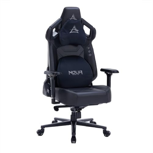 Noua Mind Sedia Gaming Ergonomica con Funzione a Dondolo | Braccioli 4D Magnetici | Reclinabile 160° | Portata 150kg | Pelle Sintetica Premium