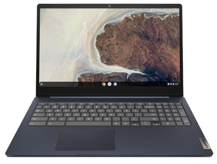 Lenovo IdeaPad 3 Chromebook 15IJL6 Laptop (15.6 Full HD | Intel Celeron N4500 CPU | 8GB DDR4 RAM | 128GB eMMC) - Abyss Blue (Renewed)