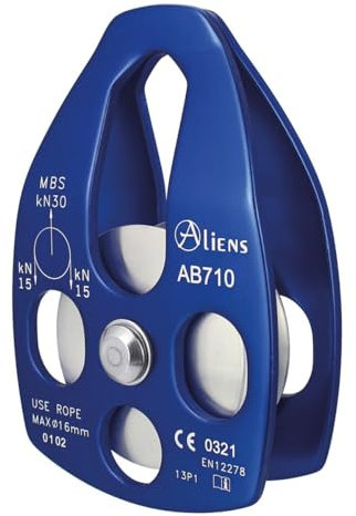 ALIENS Big Pulley Seilrolle, Farbe:blau