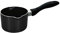Induction Hobs Non Stick Milkpan Saucepan Tea Coffee Egg Boiling Pot with Long Handle and Double Pouring Lips (16cm)