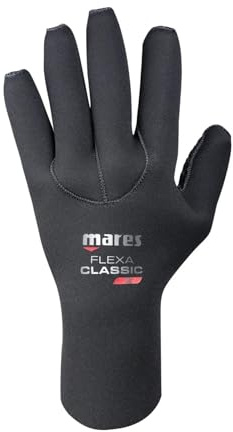 Mares FLEXA Classsic 3 mm Guantes Adultos Unisex Talla : XS Color : Negro
