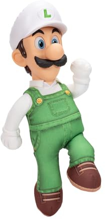 La película Super Mario Galaxy – Peluche articulado de 38 cm – Fire Luigi