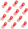 Azarxis Tensores de Cuerda para Tienda Aleación de Aluminio 12PCS Cuerda Paracord Ajustador de Guyline para Acampar (Rojo (Dos Agujeros) - 12pcs)