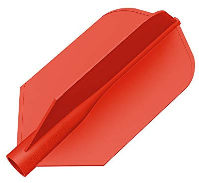8 Flight Rote Slim Pro Dart Flights für Dartpfeile