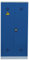 Lüllmann Umweltschrank montiert und verschweißt Gefahrstoffschrank Pflanzenschutzschrank Chemikalienschrank Spritzmittelspind 566251 lichtgrau/enzianblau 1950 x 920 x 420 mm (H x B x T)
