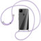 mtb more energy® Handykette kompatibel mit Google Pixel 4a (5.81'') - Flieder - Smartphone Hülle zum Umhängen - Anti Shock Full TPU Case