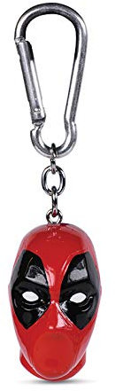 Pyramid International RKR39162 Porte-clés Deadpool (tête) Multicolore Taille unique