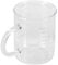 AUNMAS Beaker Mug, 9 x 11.5cm Borosilicate Glass Cup 450ml/16oz Chemistry Mug with Handle and Measuring Scale for Coffee, Latte, Tea or Hot and Cold Beverage