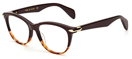 rag & bone Damen Rnb3014 Sonnenbrille, Weinrot, 62