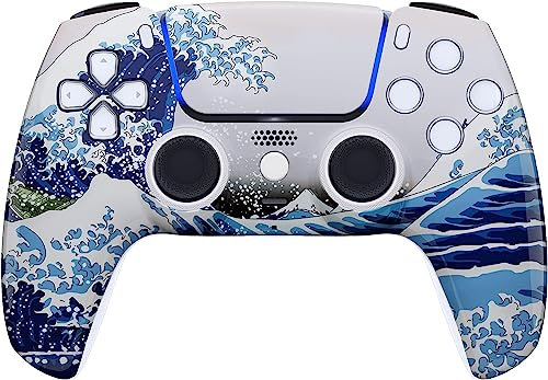 Custom Controllerzz Controller wireless compatibile con PS5 – Diversi modelli disponibili (PS5 Waves)