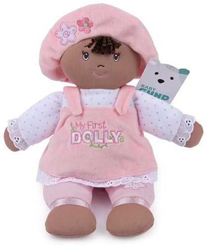 GUND Baby My First Dolly, Plush Doll for Babies and Toddlers, Pink/White, 13”