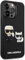 Karl Lagerfeld KLHCP14L3DRKCK hülle für iPhone 14 Pro 6,1 schwarz/Black hardcase Karl&Choupette Ikonik 3D