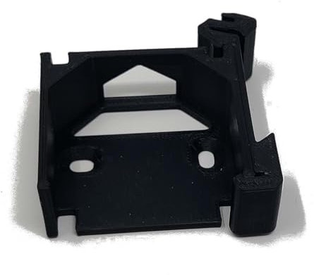 1x Shelly - Supporto adattatore Shelly Plus Gen2 Gen3 Gen4 1 1PM 2PM i4 universale per installazione su guida DIN 35mm omega contatore quadro elettrico