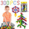thinkmaster 300 Teile Konstruktionsspielzeug – Bausteine für Kinder ab 3 Jahren, Kreatives Bauspielzeug, Pädagogische Steckblumen, STEM Lernspielzeug, Sicher & Langlebig, Made in Europe