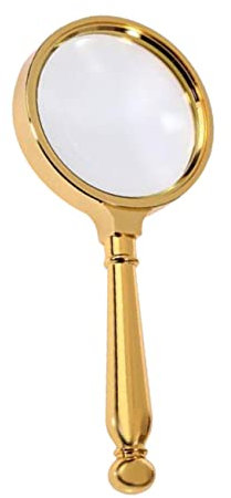 iplusmile Vergrößerungsglas Glas Handlupe Im Antiken Stil Leselupe Mit Griffdesign Leicht Und Griffig Für Zeitunglesen Lupenwerkzeug Für Senioren