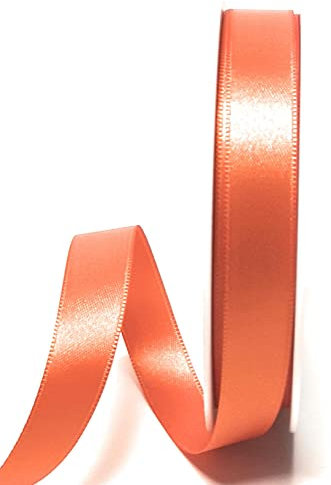 s.dekoda Satinband 25m x 15mm Orange Schleifenband Dekoband Satin