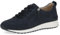 CAPRICE Damen Sneaker flach aus Leder mit Reißverschluss, Blau (Ocean Suede), 39 EU