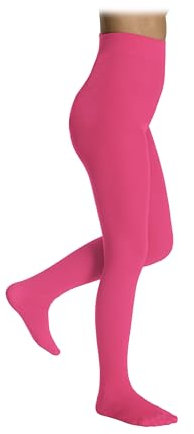 Pegasus Collant Bambina Tinta Unita Vari Colori (Rosa, 8-12 Anni)
