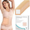 10 Stück Rizinusöl Packung | Hypoallergene Selbstklebend & Auslaufsicher mit Bio-Baumwolle | Waschfrei, Hochabsorbierend Rizinusölpackungen für Entgiftung (Ohne Rizinusöl)