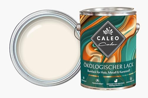Caleo Color Lambswool Lacquer Natural White, 0.68 Litres, Ecological Paint for Furniture, Natural, Solvent-free, Suitable for Toys