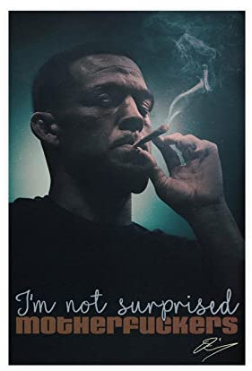 The Boxer Nate Diaz Leinwand-Poster, Schlafzimmer, Dekoration, Sport, Landschaft, Büro, Raumdekoration, Geschenk, ungerahmt, 30 x 45 cm