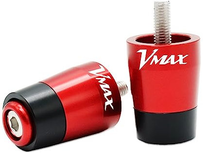 XNASU Einzigartig Für Yamaha V-MAX 1700 VMAX 1700 VMAX1700 2009-2021 Motorrad CNC Lenker End Shock Cap Stecker (Farbe : Red, Size : Normal)