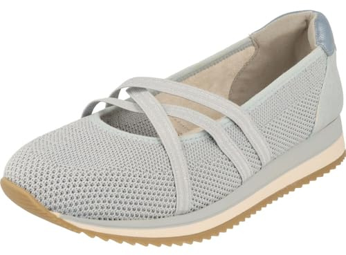 Jana Damen Ballerinas mit Riemen Vegan