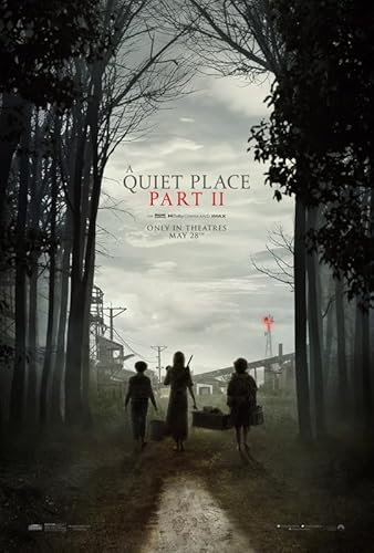 Poster A Quiet Place Part II, A4, Wandkunst, Heimdekoration, Filmposter, Leinwand, Film, Kino, Retro, Vintage, Kult, klassisch, Nostargic, Saga, moderner Nachdruck, wir drucken jedes Poster für Sie,