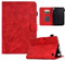 Funda protectora para tablet Kindle Fire 7 versión 2022 de 12ª generación de 7 pulgadas, a prueba de caídas, con ranura para tarjeta/encendido automático (rojo)