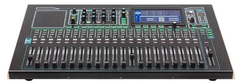 LDLLDL V32 32-Channel Digital Audio Mixer with 32 XLR, 32 1/4 or RCA Inputs, XLR, TRS, RCA Outputs, Touch Screen, Dual DSP, 15.5 x 65 x 15.5 cm