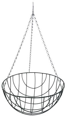 Hanging Baskets 18(45cm) Metal Green Planter Chain | Garden Planter Baskets for Indoor & Outdoor Use|Pack of 2