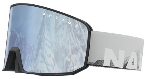 NAKED Optics The SOLAR Skibrille für Herren & Damen – Robuste Unisex Ski Brille für Herren & Damen – Hochwertige Schneebrille mit Magnetsystem für optionale Wechselgläser (SOLAR Cliff)