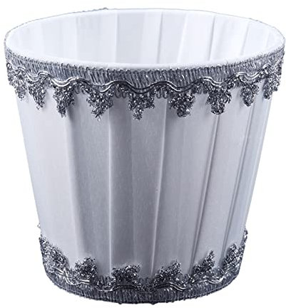 MKTKFVVEX Gewebe Kronleuchter Lampenschirm Halter Clip auf sconce neben Bett Lampe Hängen Licht cremigem Weiß Lampenschirm