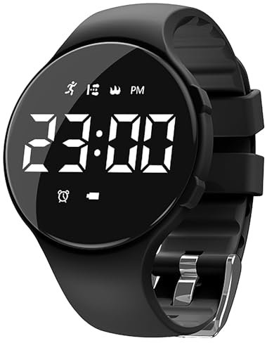 findtime Fitness Tracker Watches for Men Women No Bluetooth No APP Pedometer Step Counter Watch Big Numbers Calorie Counter Stopwatch Mute Alarm Digital Watch Activity Tracker