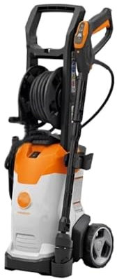 Spazzatrice elettrica a spinta Macchina for la pulizia ad alta pressione for cortile esterno ad alta potenza, lavatrice for auto con pistola ad acqua for uso domestico 220V Dietro la spazzatrice a spi