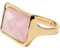 Skagen Anja Quartz Women's Stainless Steel Signet Rings Rosa und Goldton,P