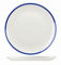 Churchill – Retro Blue – Dinner Plate Coupe, White/Blue, 21,7 cm, 12